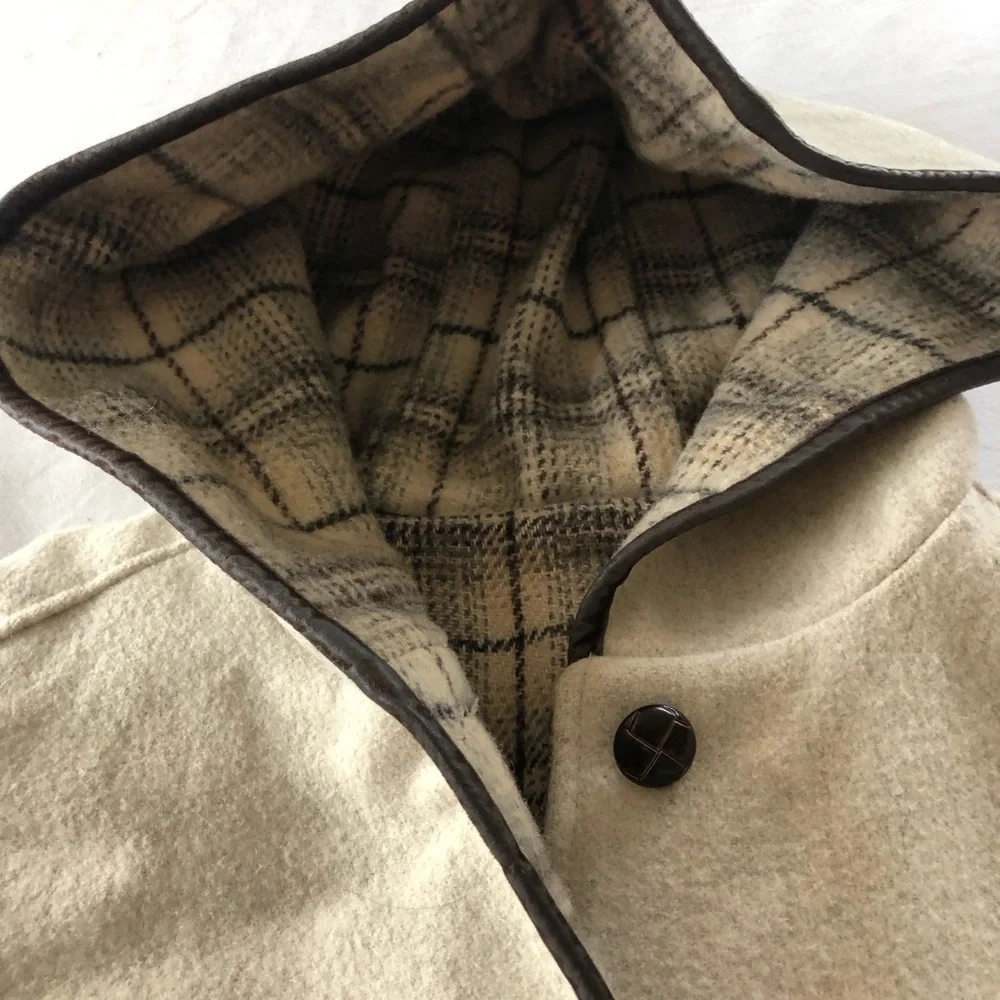 Club manteau m’en off white cream coat. - Picture 7 of 13